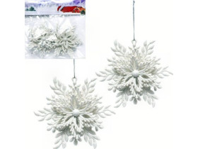 Набір ялинкових прикрас 2шт 12*12см HL22-23