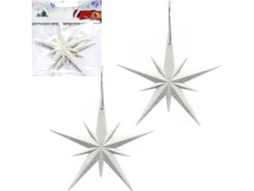 Набір ялинкових прикрас 2шт 12*12см HL23001