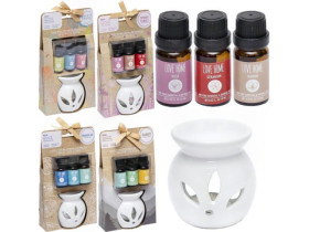 Набір ароматичних олій 3шт з керамічною лампою AXW026 (1)