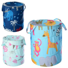 Корзина для игрушек M 5766 (20шт) 3 вида, в шарик, 42-50см