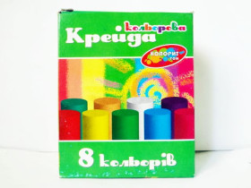 Крейда кол. "Міцар" 8кол. круг.для асфальту (48шт)