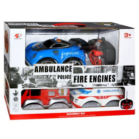 TG Машина 2005 D-2 (18шт) р/у, 2 сменных корпуса, свет, на бат-ке, в кор-ке, 37-12-28,5см