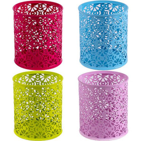 Стакан настольний КВІТКА металл 808,8028 (12/96) 3687