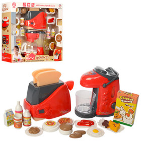 Набор бытовой техники 979-16-17 (36шт) муз,льет.вод,2в(миксер,кофев),бат,кор,29-27-8см