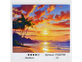 Картина за номерами 30*40см, 62796, фарби
