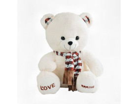 М`яка іграшка M 17383 Ведмідь, висота у сидячому положенні 46 см