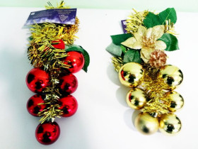 Декор новорічний Виноград 9037, 28см (144уп)