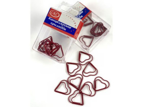 Канц прилад.*затискач метал.8шт* 1071 (12шт)