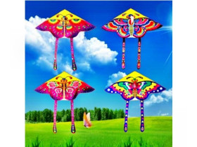 Повітряний змій C 52196 (600) "Метелик", 4 види, 133х130 см
