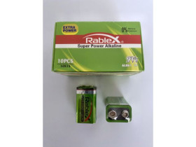 Батарейка Rablex Alkaline R9 крона (10шт)