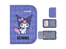 Пенал Kite 1 відділення, 1 відвороти, без наповнення HK25-621-2 Kuromi