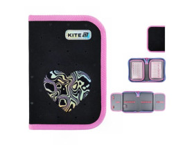 Пенал Kite 1 відділення, 2 відвороти, без наповнення K25-622-3 Love is