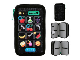 Пенал Kite 2 відділення, без наповнення K25-623-2 Pixel Game