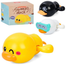 Водоплаваюча іграшка YB 1784 каченя заводна 3 види коробка 10*8*6см