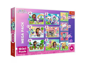 Пазли - 10в1 "У світі Габбі" /Trefl 96003
