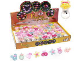 Кільце пластик світиться 12-51 *Блискуче*(50шт)