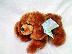 Собачка SР 96001 (96шт) 4 цвета,муз,34см