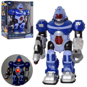 Робот UKA-A0103-3 (18шт) 25,5см, звук (укр),свет,ходит, на бат-ке, в кор-ке, 28-20-11см