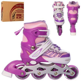 Самокат JR 2-018 (6шт) сталь, колёса 2шт ПВХ мм, 6 цветов