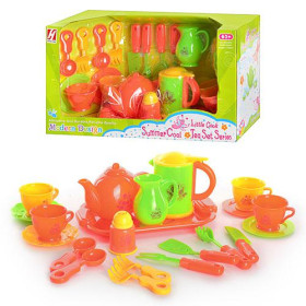 Посуда 727 B (24шт) чайный сервиз ,поднос, в кор-ке