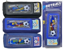Пенал 6375 косметичка 2змійки Футбол (36шт)