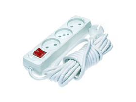 Подовжувач електричний з вимикачем, 5 м / 3 розетки, арт. K0300-5M