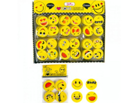 Гумка С-1016-4 Смайлик 4шт (36\\1440)