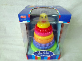 ZY Пирамидка ZYC 0049 (24шт) муз, свет, на бат-ке