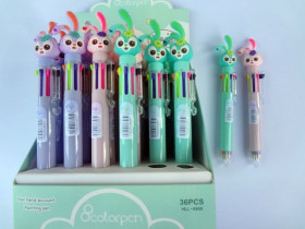 Ручка И-8808 Зайчик 8кольорів (36шт)