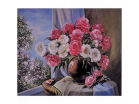 71092 Картина-живопис алмазами по номерам 30*40см