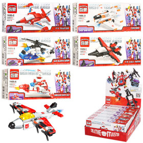 Конструктор BRICK 1405 (96шт) транспорт,6шт(6видов)в дисплее