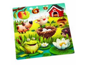 Пазли 3 в 1 "Улюблені тварини" 12985