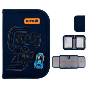 Пенал Kite 1 відділення, 2 відвороти, без наповнення K25-622-4 Speed Zone