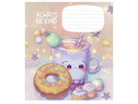 Зошит 12арк, у лінію, Школярик 3265L глітер (30/300)