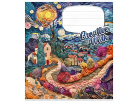 Зошит 18арк, у клітинку, Школярик 3537K ВД-лак (25/250)