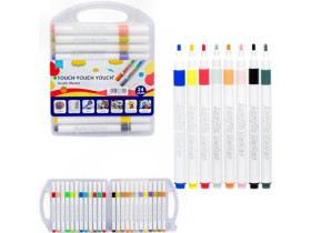 Маркер акриловий, 24 кольори, A-922-24, у пластиковому боксі
