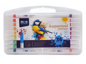 Набір акрилових маркерів Neo Line, 36 кольорів, 4061-36 SH