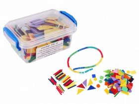 Набір лічильного матеріалу+ намисто у контейнері 0,3л