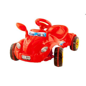 09-903 Машина "Молния", педальная, звук (1шт)