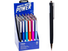 Ручка Vinson Power N-70/45658 синя, автоматична (36/1440) 001750