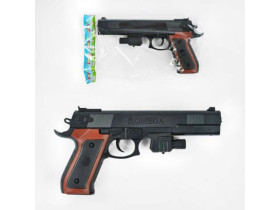 Пістолет P 168+ (144) механічний, стріляє пульками, лазерний приціл