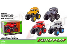 Машина метал 7449  "АВТОПРОМ" в коробці 13*8*9см