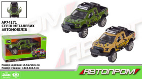 Машина метал 74171 "АВТОПРОМ",1:32,відкр.двері, в кор.15*8*7см