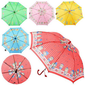 Зонтик детский MK 0355 (60шт) 5видов