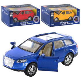 Машинка MK 91001 (144шт) жел, инер-я, 12,5-4-5см,, открываются двери, 2 вида, в кор-ке