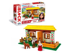Конструктор Kids hits IBLOCK JUNIOR арт. PL-921-521 МАВКА, 213 дет, 2 фігурки, наліпки, тату