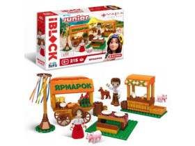 Конструктор Kids hits IBLOCK JUNIOR арт. PL-921-522 МАВКА, 215 дет, 2 фігурки, наліпки, тату