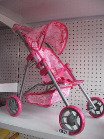 Коляска 9304 (12шт) жел, прогулочная