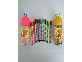 Фломастери 24кол.901-24 в баночці Динозавр (25/100)