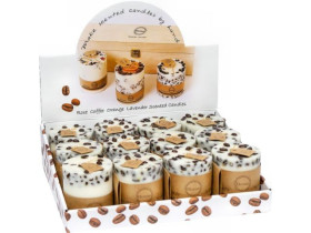 Ароматична свічка KF001-2 "Coffee" D7,5*8,5см (12шт)